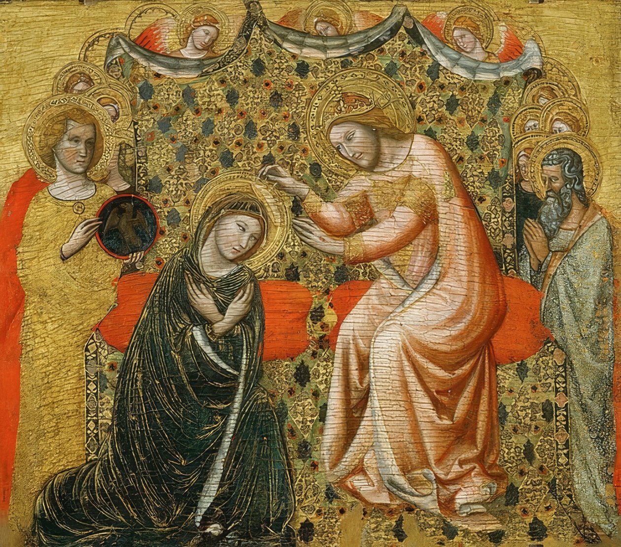 Korunovace Marie od Vitale da Bologna
