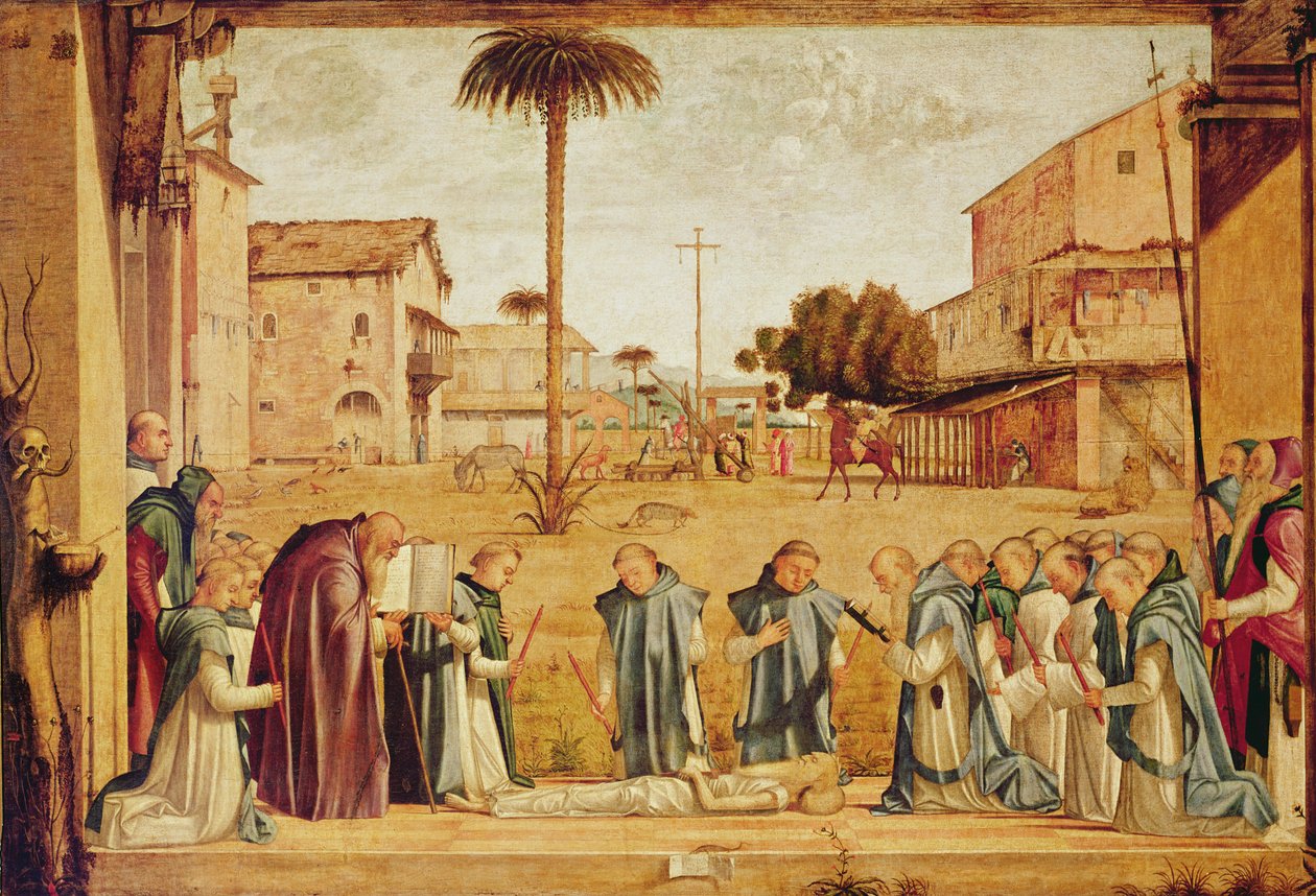 Pohřeb svatého Jeronýma, kolem 1507-9 od Vittore Carpaccio
