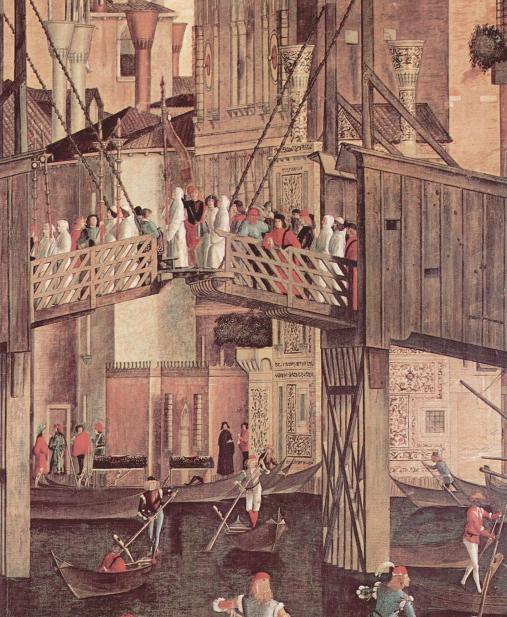Zázrak relikvie svatého kříže od Vittore Carpaccio
