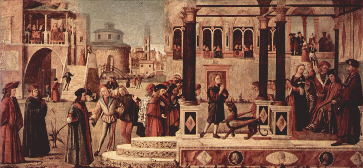 Gemäldezyklus der Kapelle der School of San Giorgio degli Schiavoni od Vittore Carpaccio