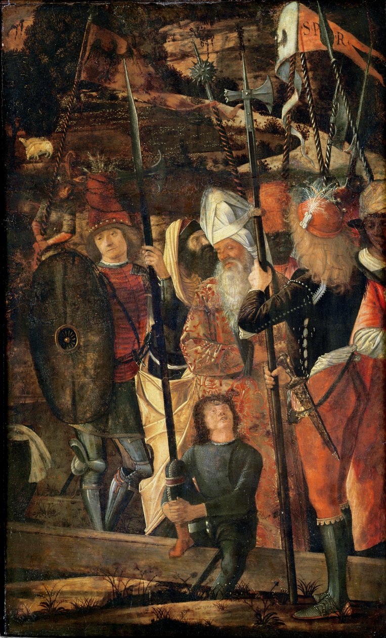 Skupina orientálů, Židů a vojáků, 1493-95 od Vittore Carpaccio