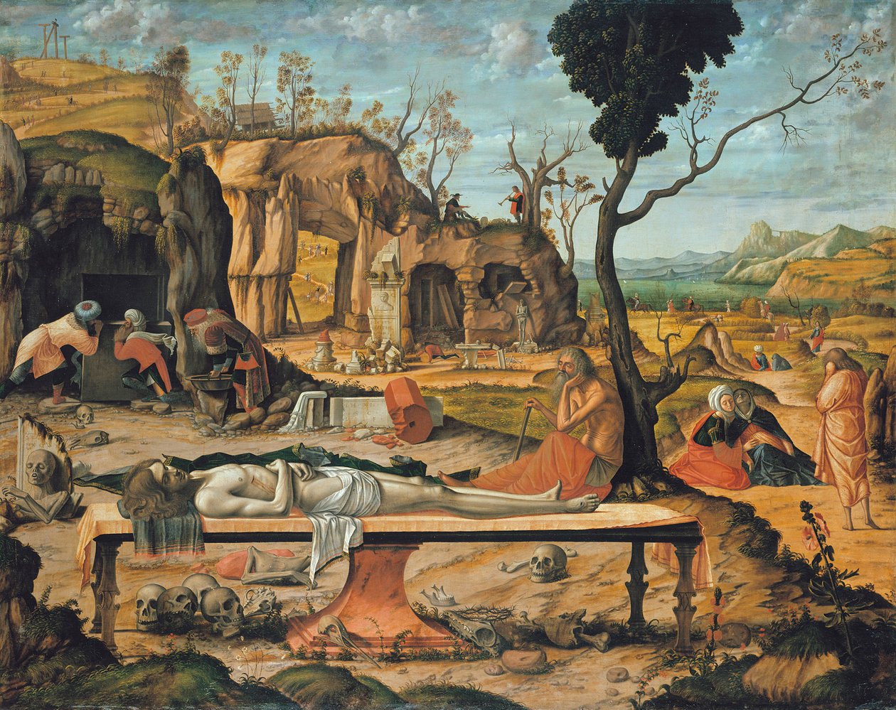 Příprava Kristovy hrobky od Vittore Carpaccio