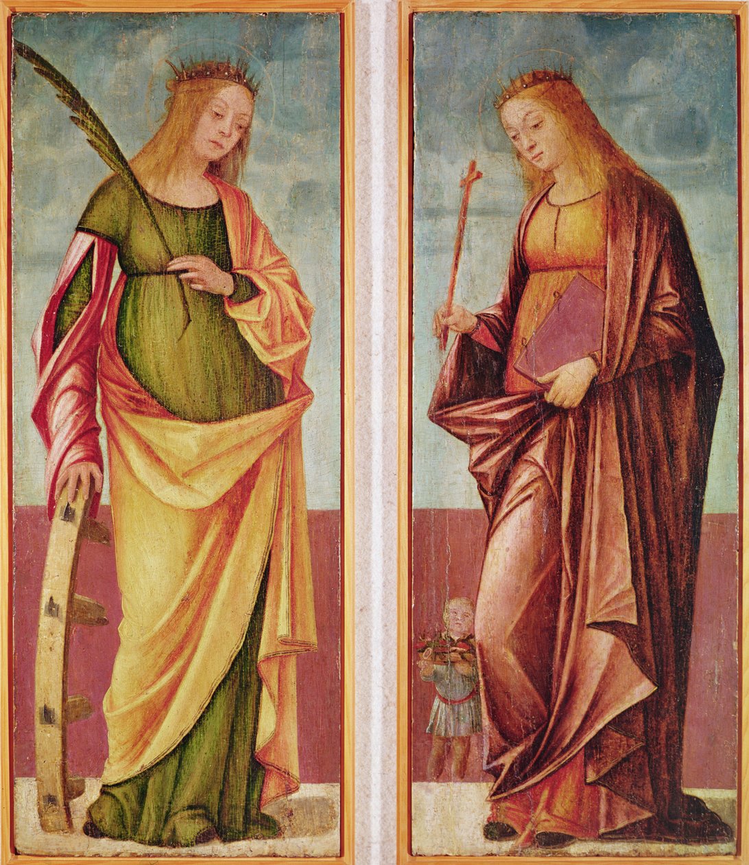 Svatá Kateřina Alexandrijská a svatá Paraceve nebo Veneranda od Vittore Carpaccio