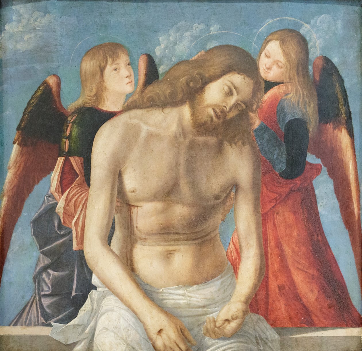 Kuollut Kristus kahden enkelin tukemana od Vittore Carpaccio