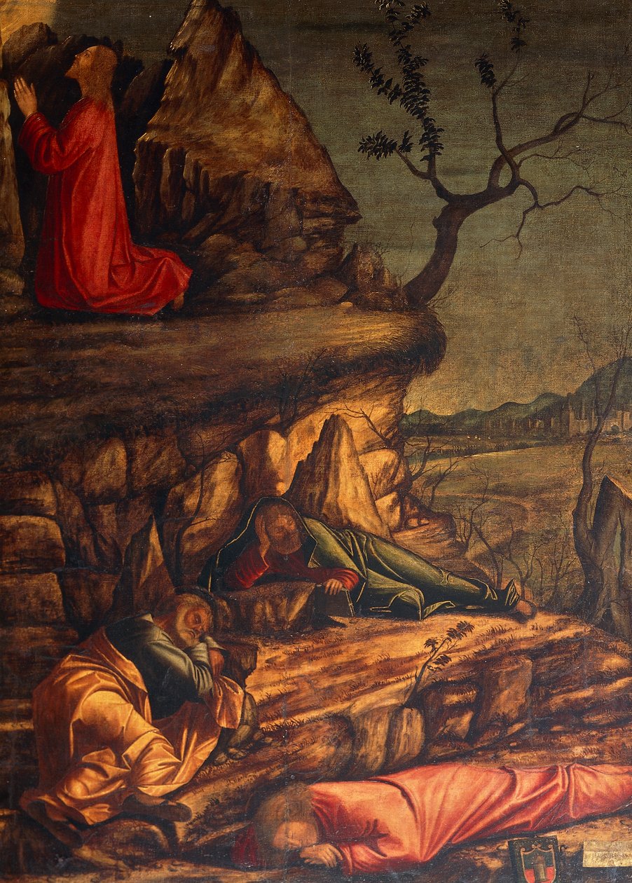 Ježíš v zahradě Getsemanské nebo Modlitba v zahradě od Vittore Carpaccio