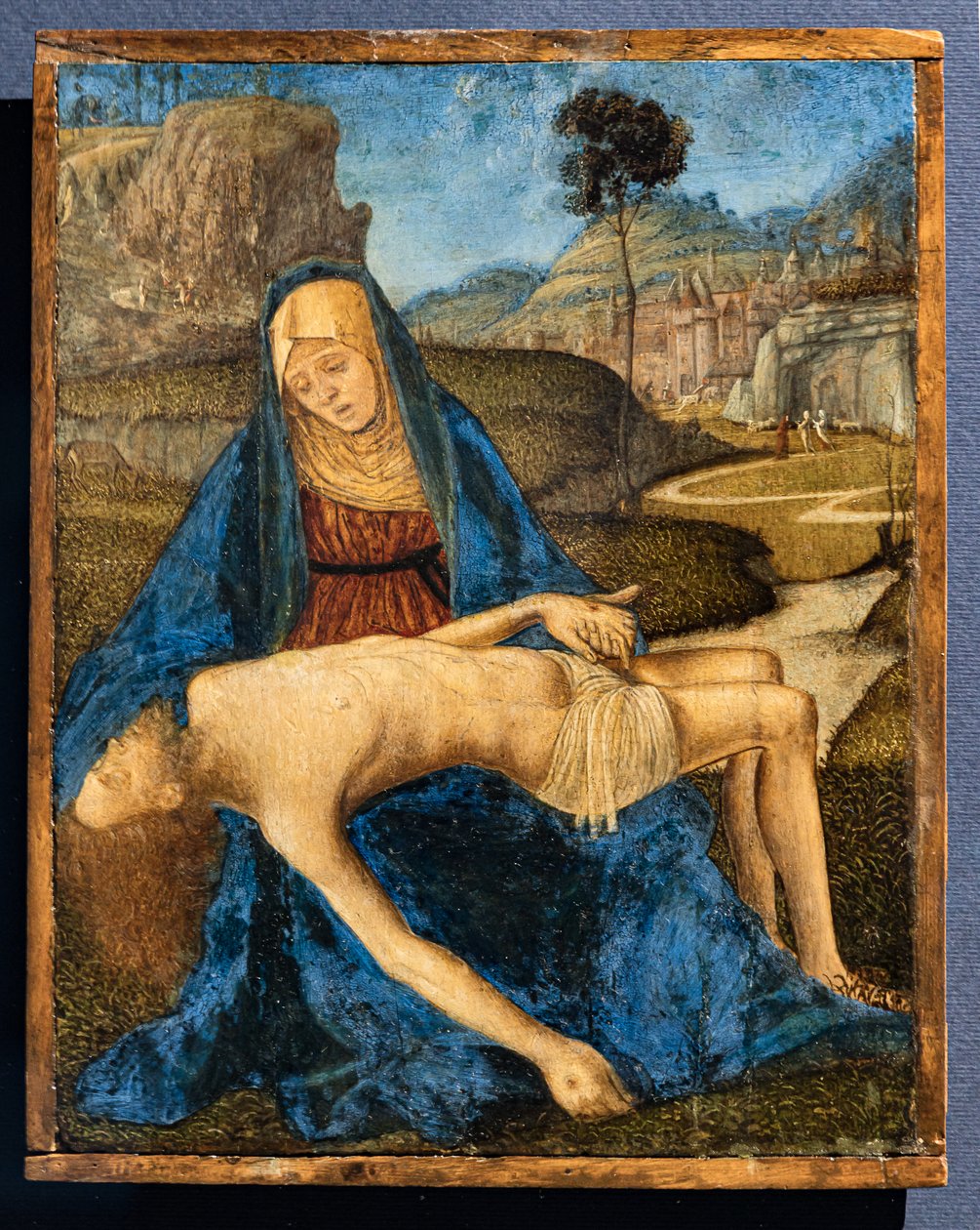 Oplakávání, Vittore Carpaccio, asi 1485 od Vittore Carpaccio