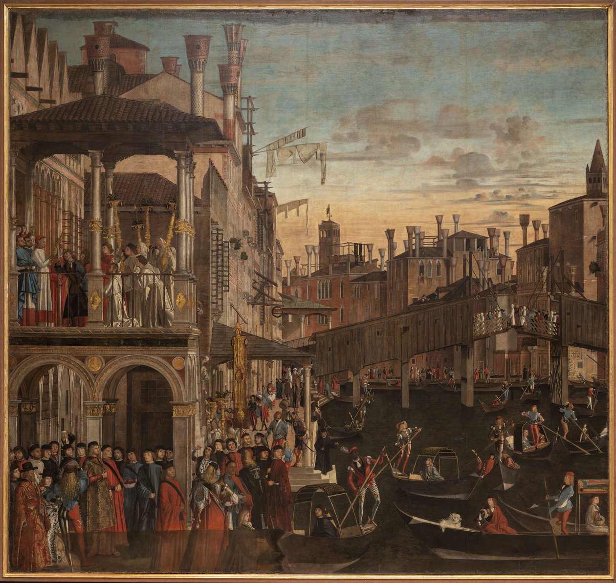 Zázrak svatého Kříže na Ponte di Rialto, c. 1496. od Vittore Carpaccio