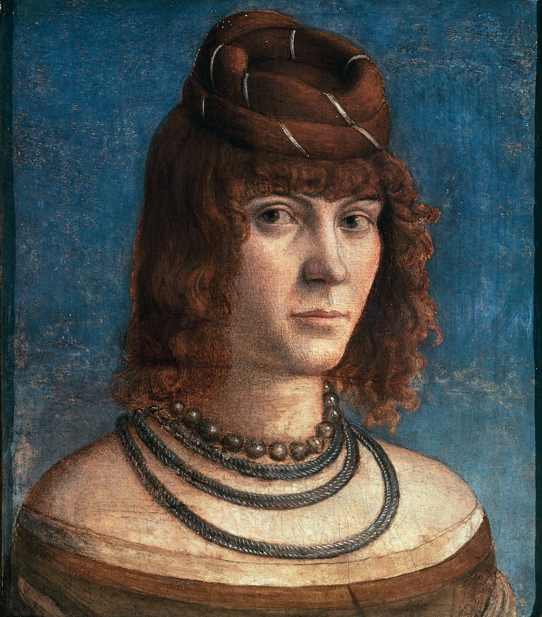 Vittore Carpaccion kurtisaanin muotokuva (noin 1465-1525 tai 1526) od Vittore Carpaccio