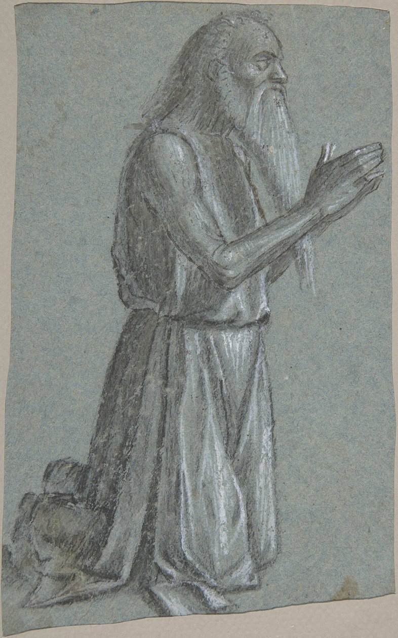 Svatý Jeroným recto, Voják s kopím verso, 1460-1525. od Vittore Carpaccio