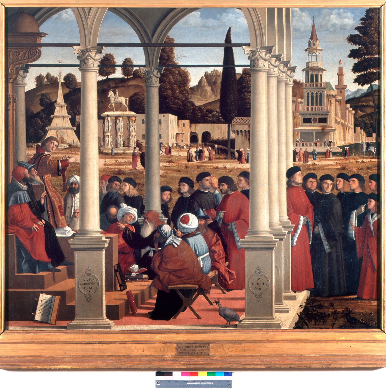 Disputace svatého Štěpána se staršími Sanhedrinu od Vittore Carpaccio