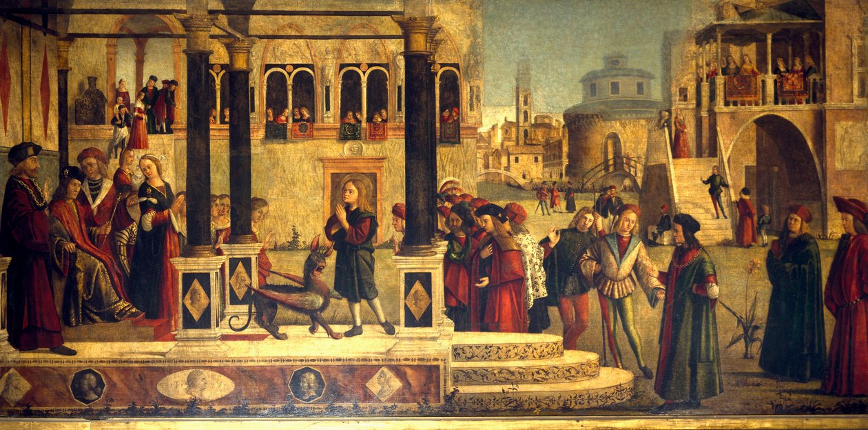 Zázrak svatého Tryphonia, Vittore Carpaccio (asi 1465-1525 nebo 1526), ​​škola San Giorgio degli Schiavoni, Benátky od Vittore Carpaccio