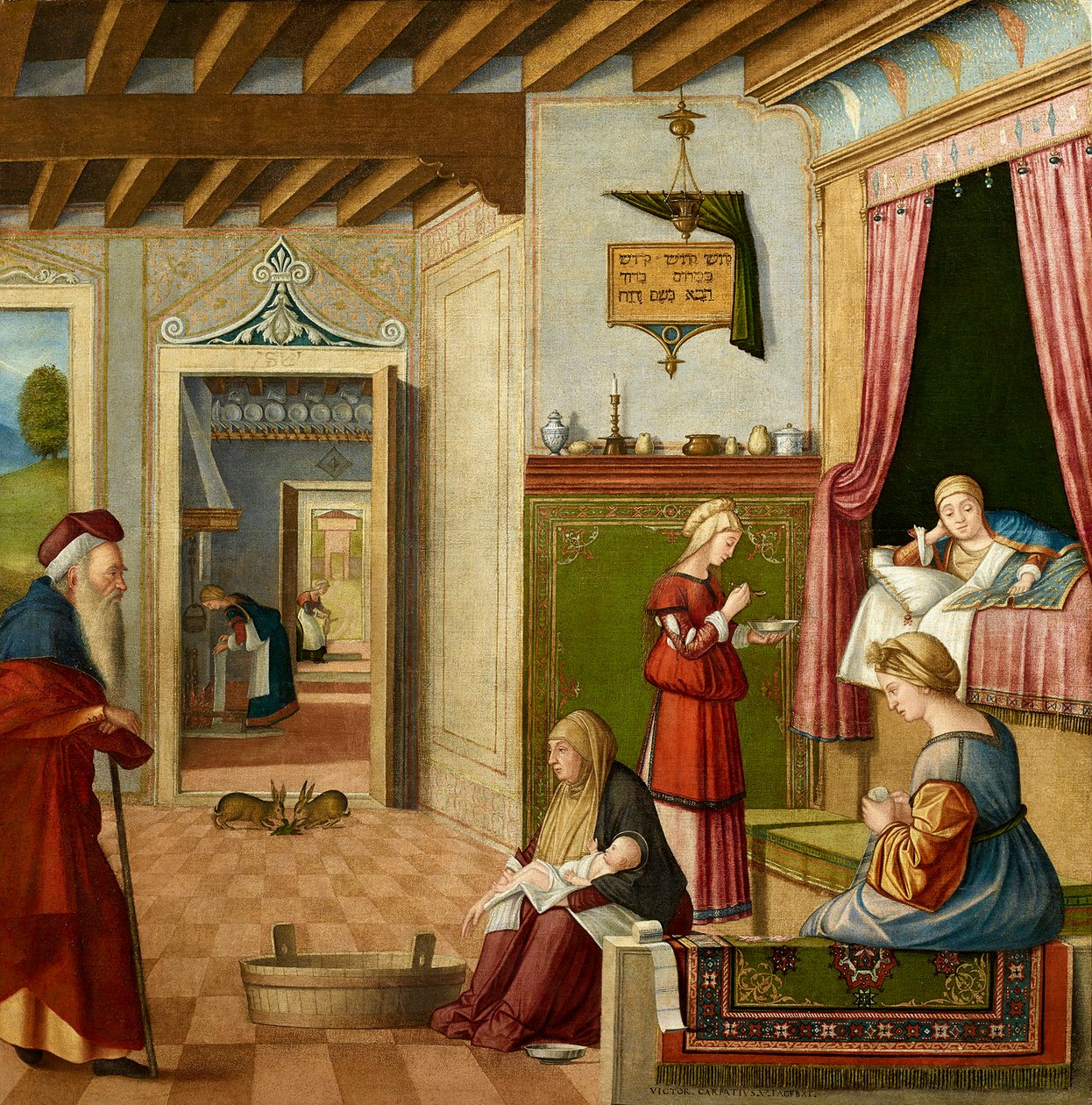 Narození Panny Marie, cca 1502-1504. od Vittore Carpaccio