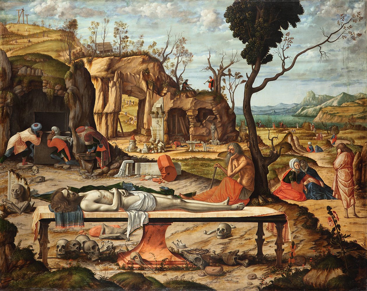 Příprava Kristova hrobu od Vittore Carpaccio