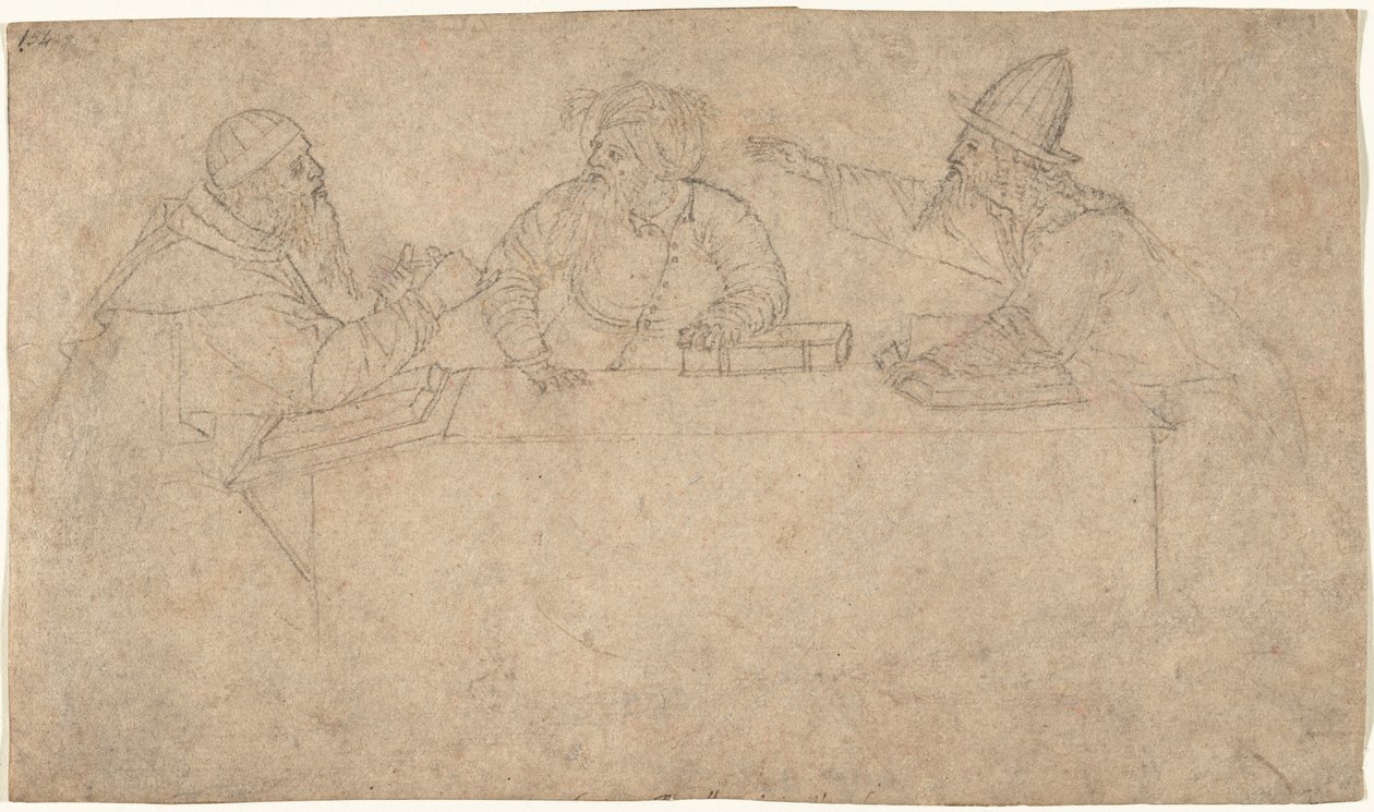 Tři filozofové od Vittore Carpaccio