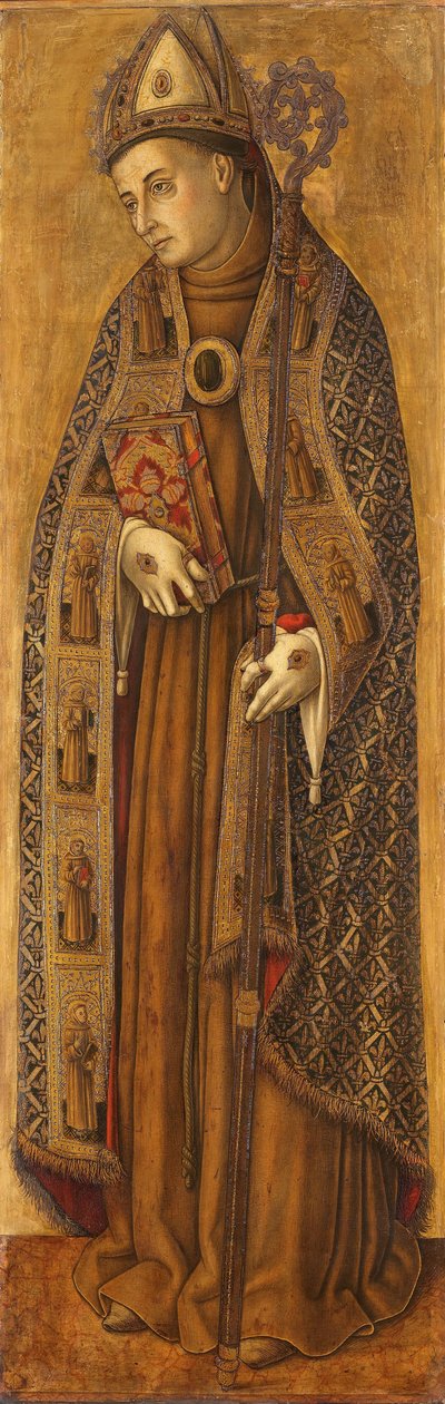 Svatý Ludvík Francouzský od Vittore Crivelli