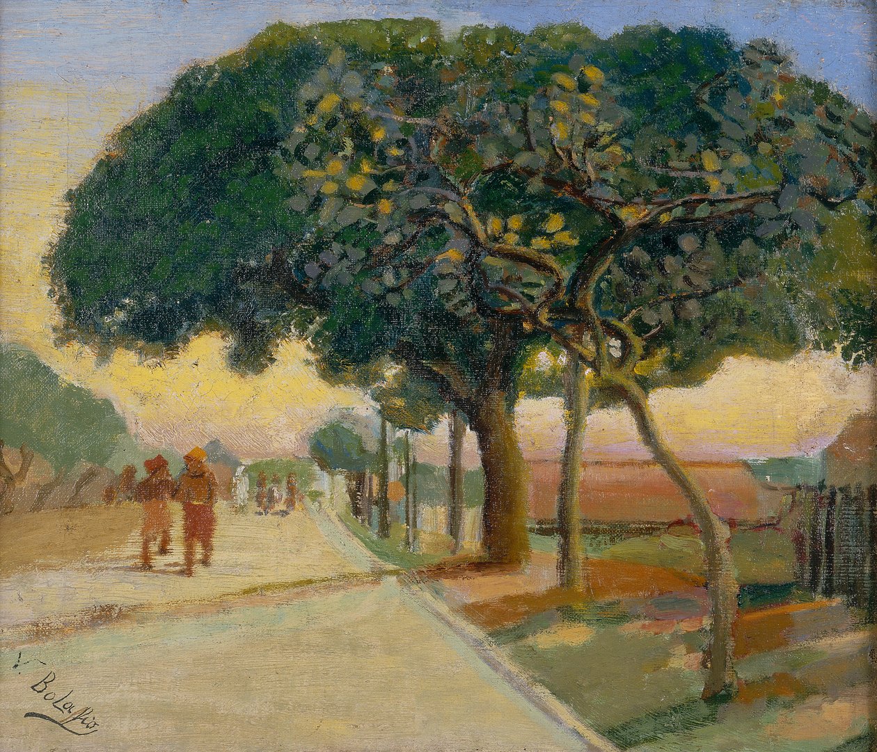 Strada a Singapur od Vittorio Bolaffio