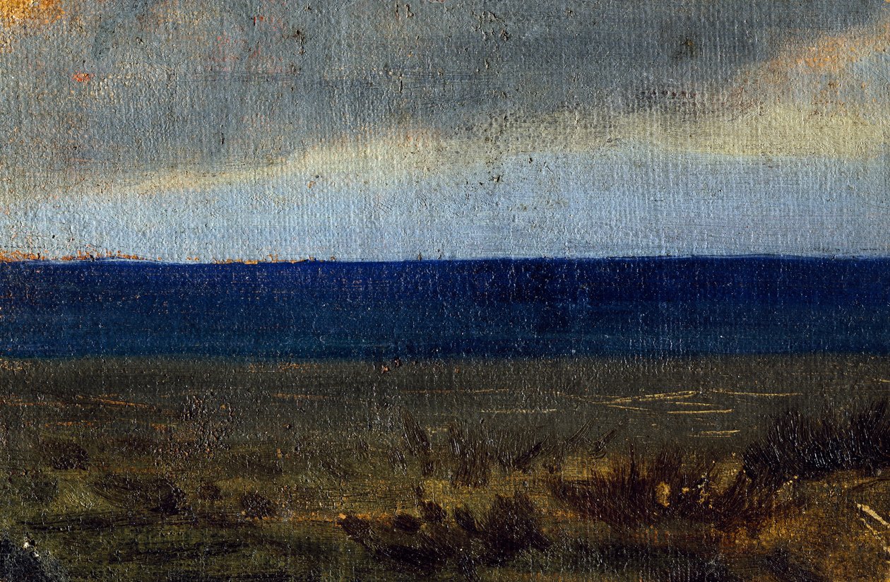 Modré nebe nad mořem, Vittorio Avondo (1836-1910) od Vittorio Avondo