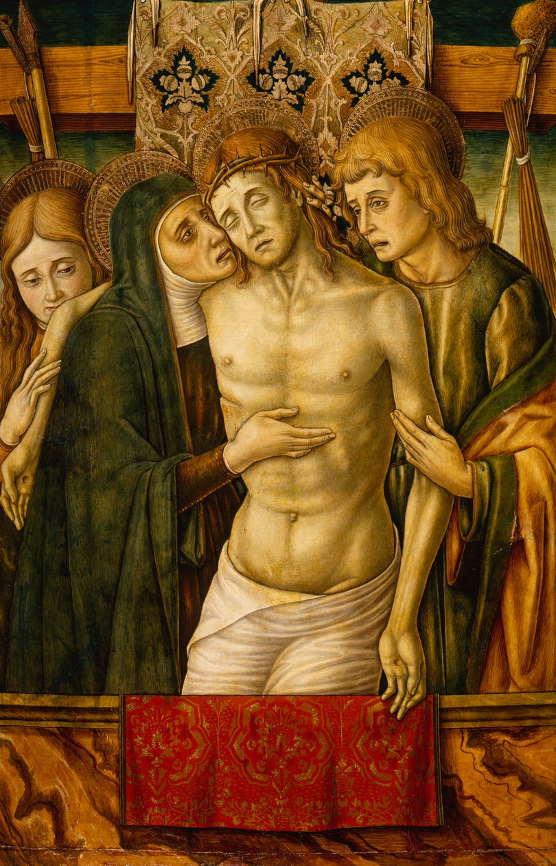 Oplakávání (olej na plátně) od Vittorio Crivelli