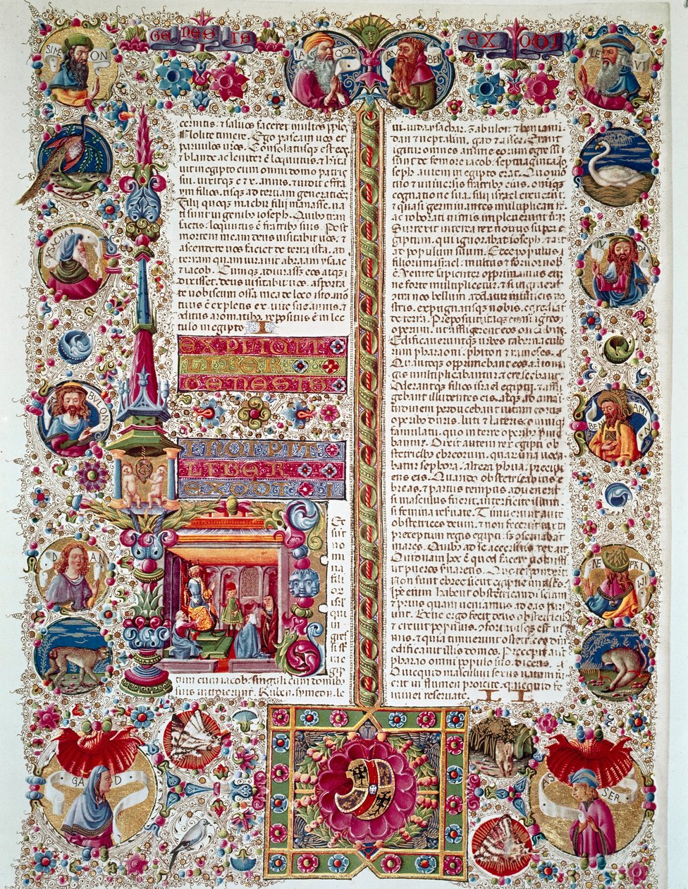 Strana rukopisu Bible Borso d