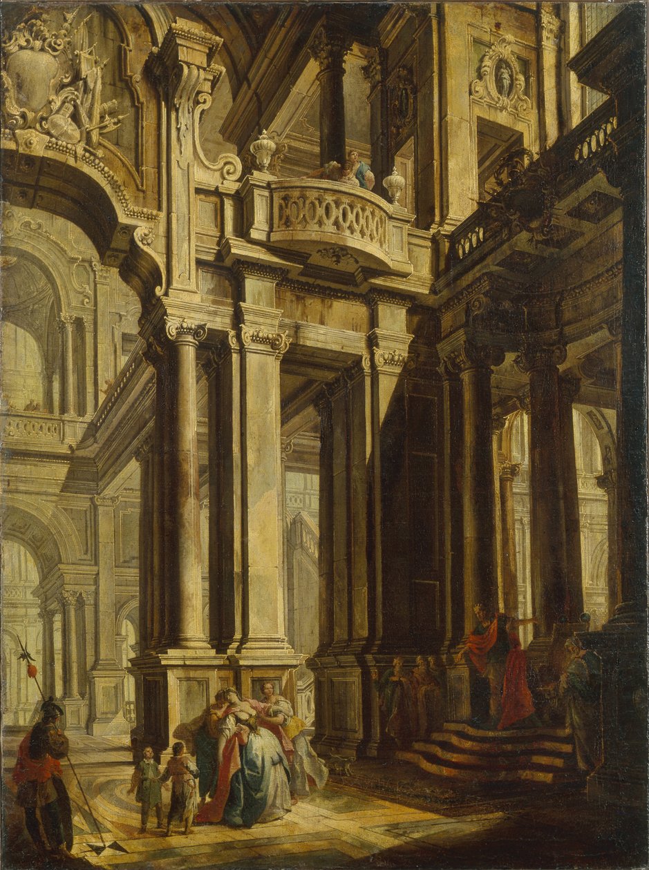 Ester před Ahasverem od Vittorio Maria Bigari
