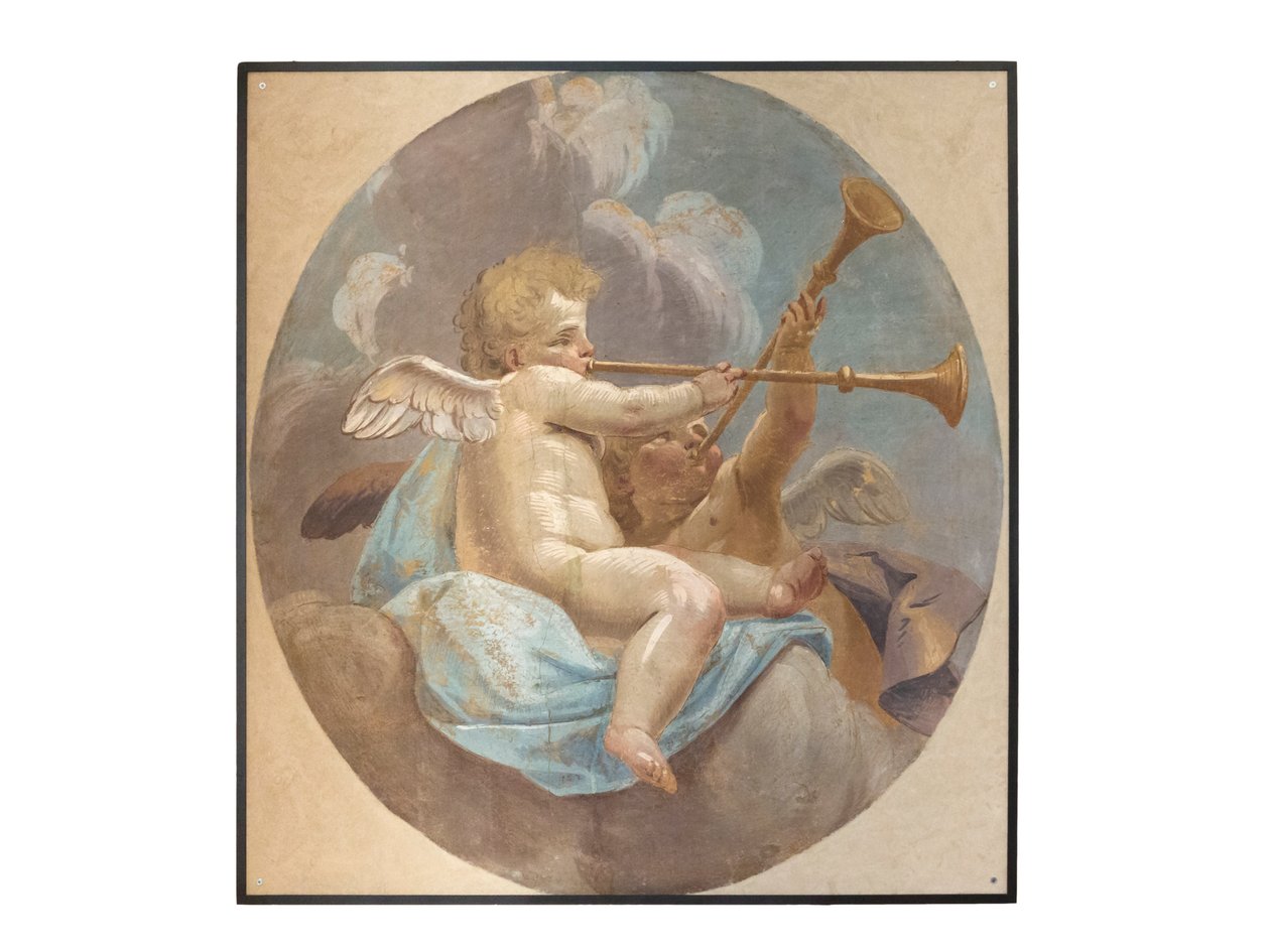 Enkelifreskot, alunperin Pyhän Augustinuksen kirkosta od Vittorio Maria Bigari