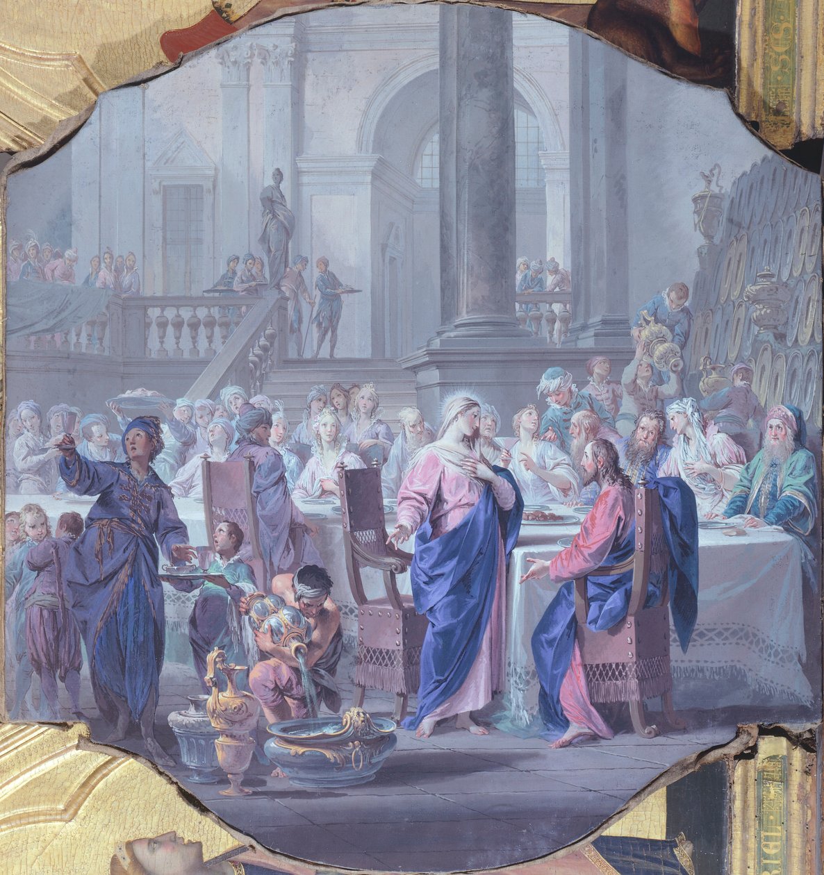 Manželství Cana, Vittorio Maria Bigari (1692-1776) od Vittorio Maria Bigari