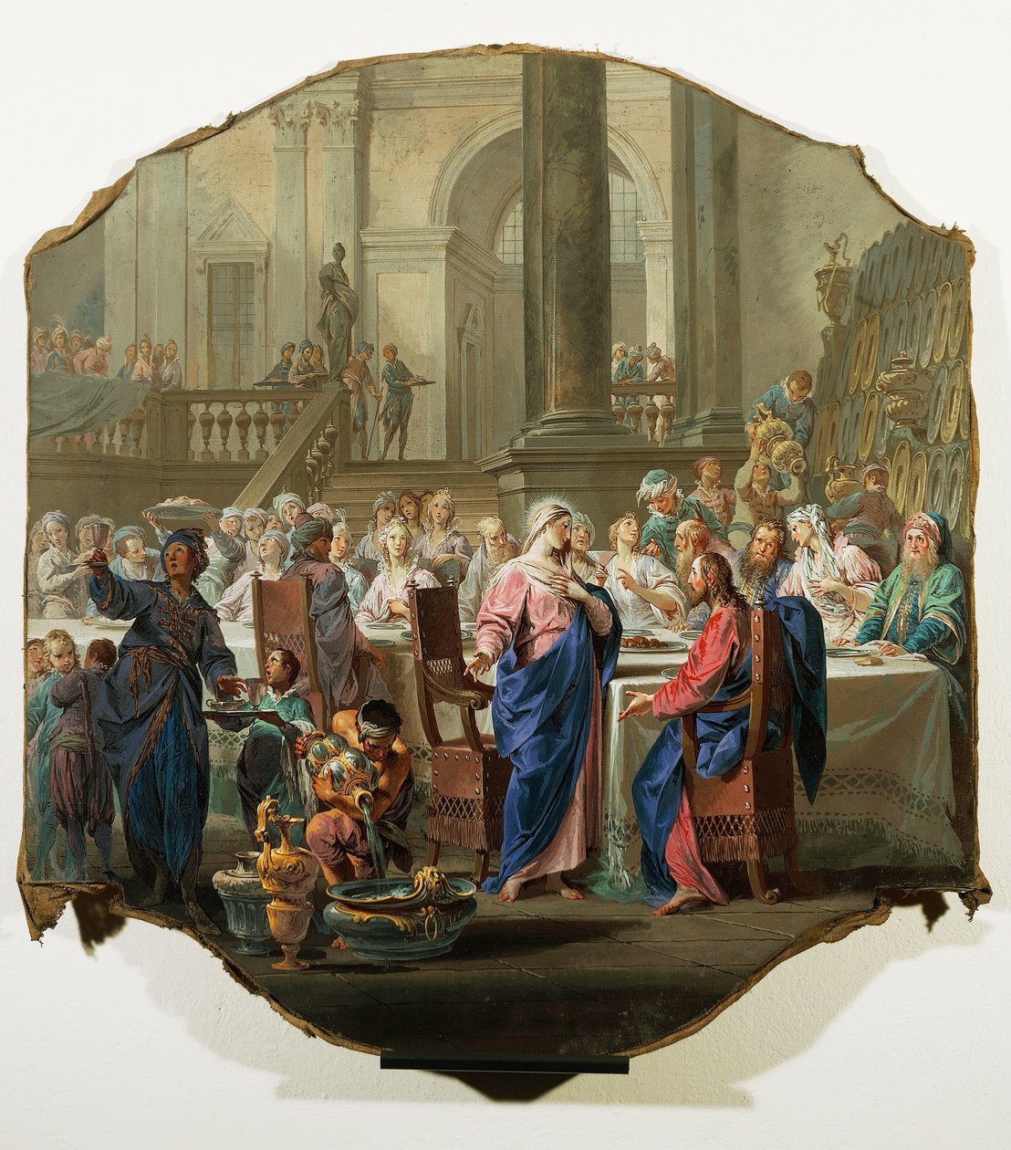 Svatba v Káně od Vittoria Maria Bigariho (1692-1776) od Vittorio Maria Bigari