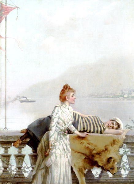 Daydreamers (jeden z páru) od Vittorio Matteo Corcos