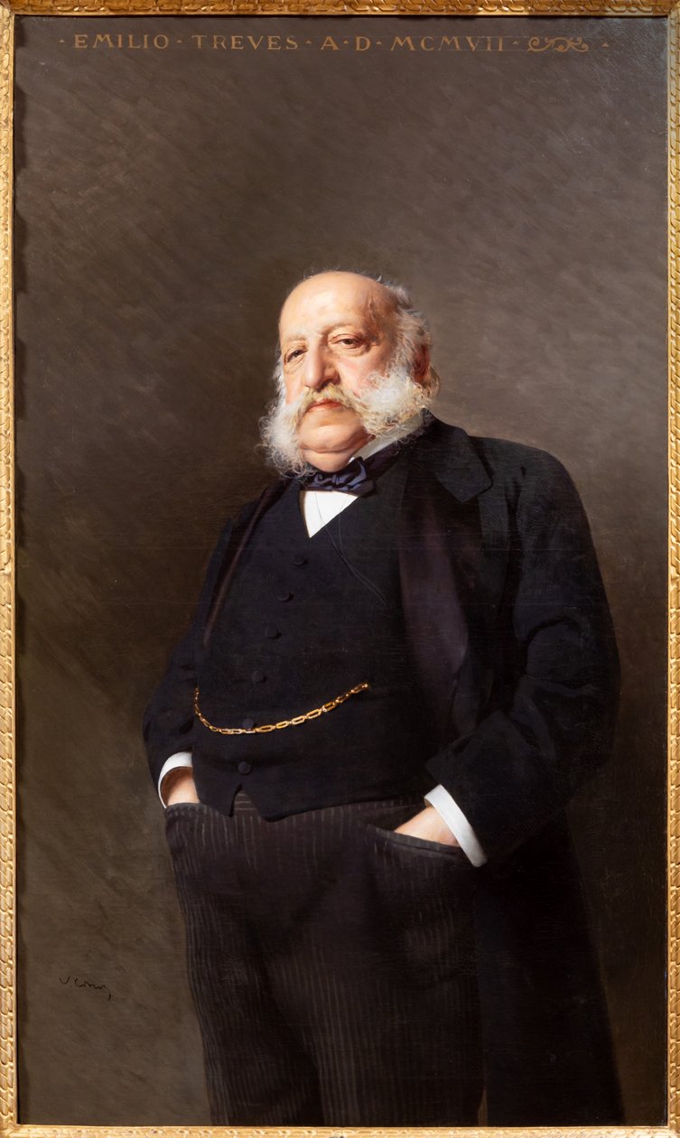 Fontanellato, Labirinto della Masone, Franco Maria Ricci Art Collection: "Portrait of the publisher Emilio Treves"   1409894   cs       czech Successfully Translated  Original: Poster for the silent film Strike by Sergei Eisenstein Translat: Poster for the od Vittorio Matteo Corcos
