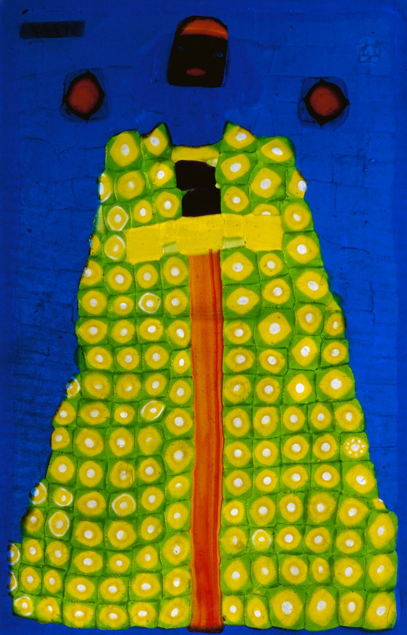 Barbaro, Vittorio Zecchin (1878-1947), mozaiková skleněná deska vytvořená Artisti Barovierem pro Benátské bienále v roce 1914. Itálie, 20. století. od Vittorio Zecchin