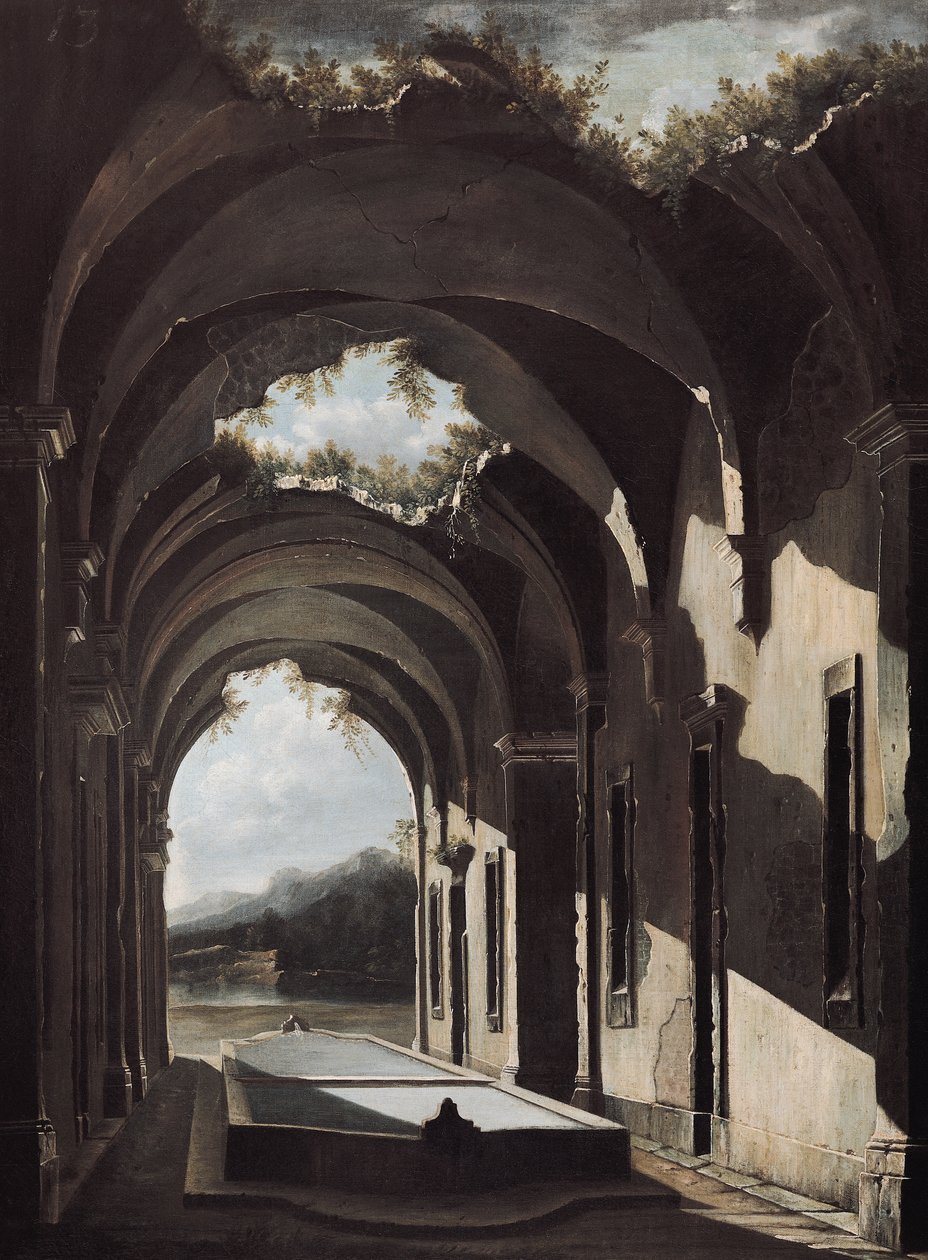 Ruiny v krajině, c.1646-47 od Viviano Codazzi