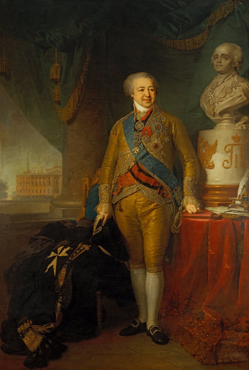 Portrét prince AB Kurakina od Vladimir Lukich Borovikovsky