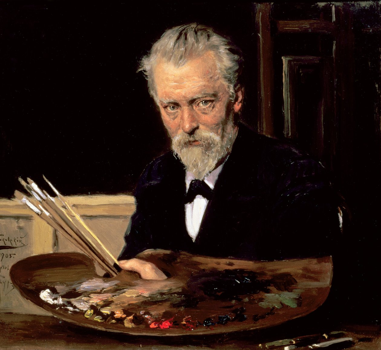 Autoportrét, 1905 od Vladimir Egorovic Makovsky