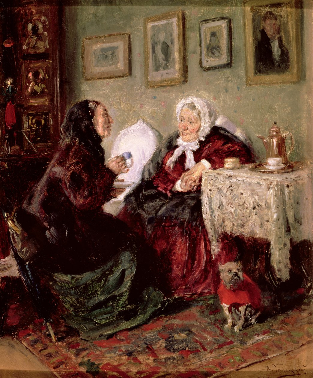 Tete-a-Tete, 1909 od Vladimir Egorovic Makovsky