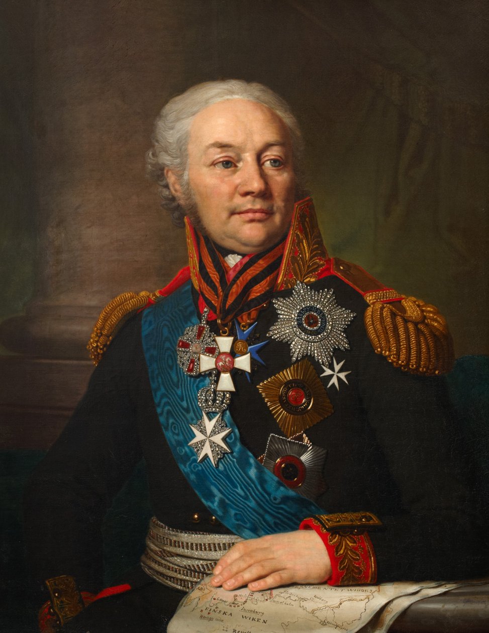 Hrabě Friedrich von Buxhoeveden, 1809 od Vladimir Lukich Borovikovsky
