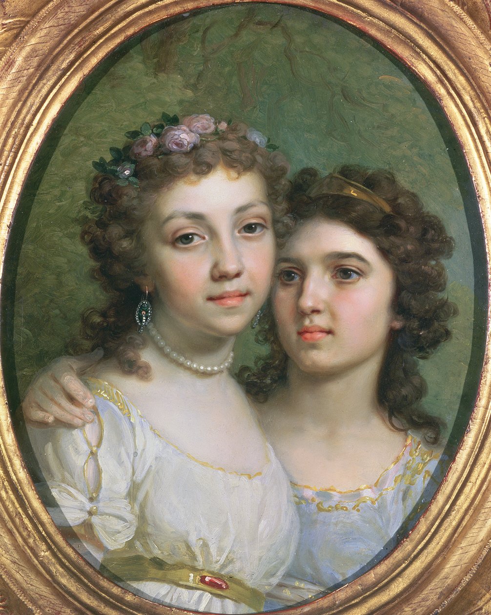Lizanka a Dášenka, 1784 od Vladimir Lukich Borovikovsky