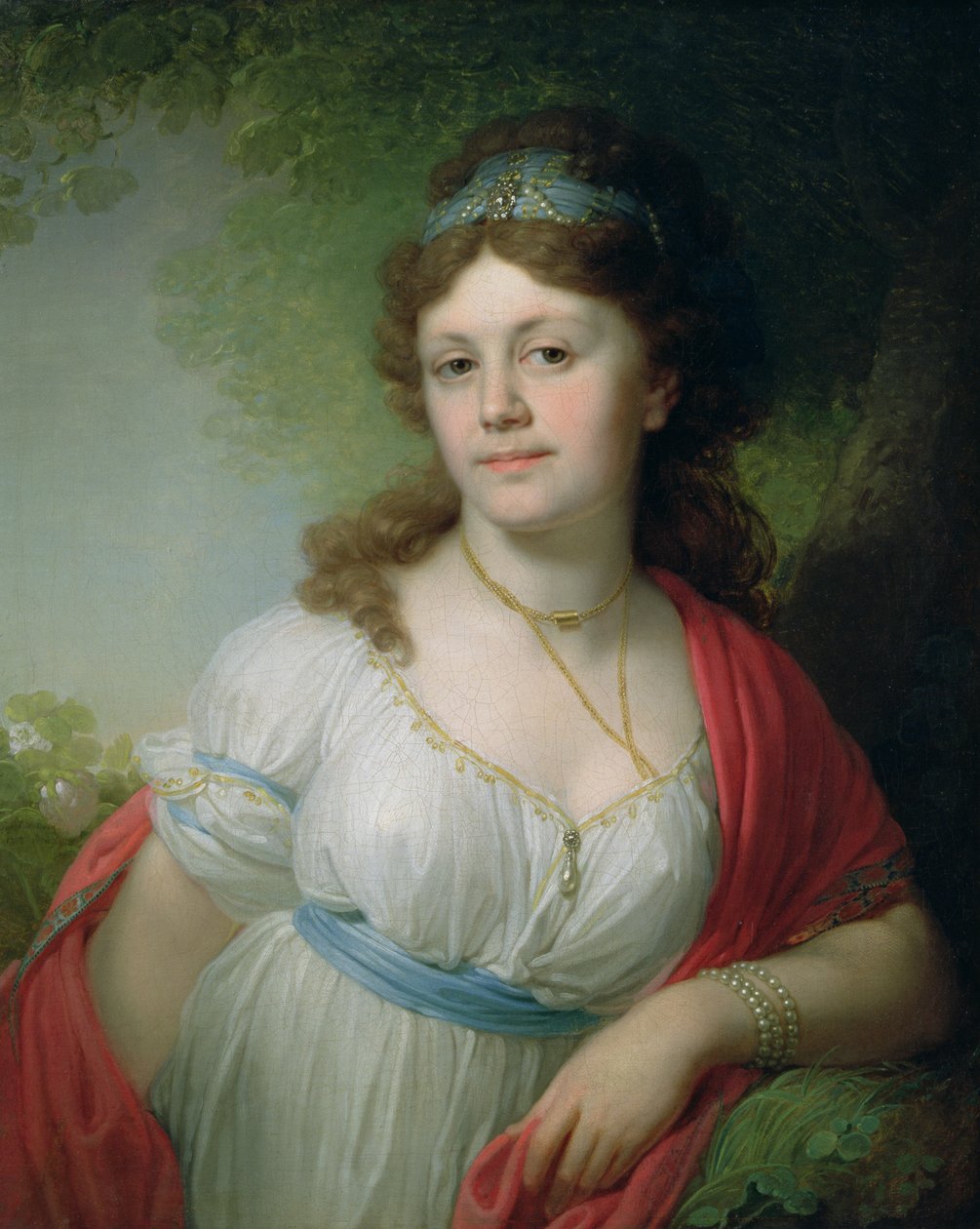 Portrét E. Temkiny, 1798 od Vladimir Lukich Borovikovsky