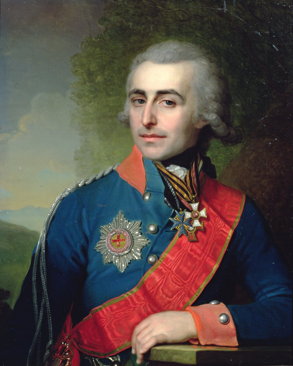 Portrét generála pobočníka hraběte Pjotra Tolstého (1761-1844) 1799 od Vladimir Lukich Borovikovsky