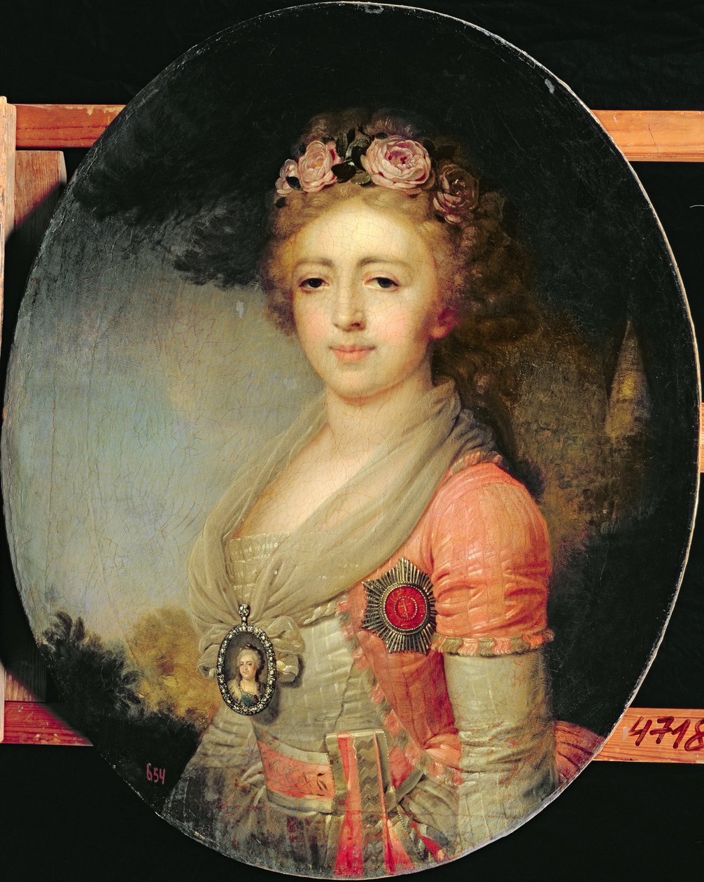 Portrét velkovévodkyně Alexandry, kolem roku 1798 od Vladimir Lukich Borovikovsky