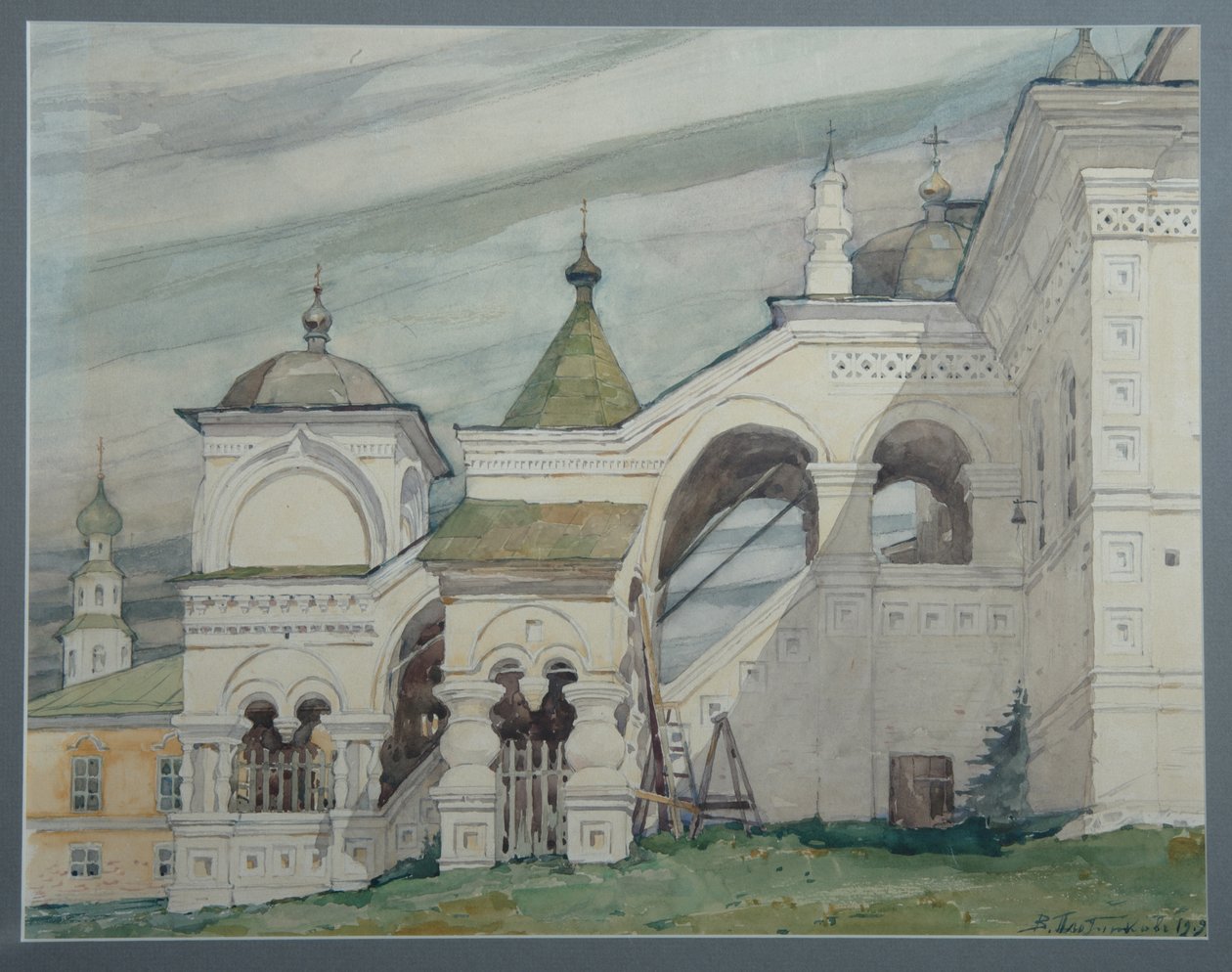 Kostel Nejsvětější Trojice v Solikamsku, 1909 od Vladimir Alexandrovich Plotnikov