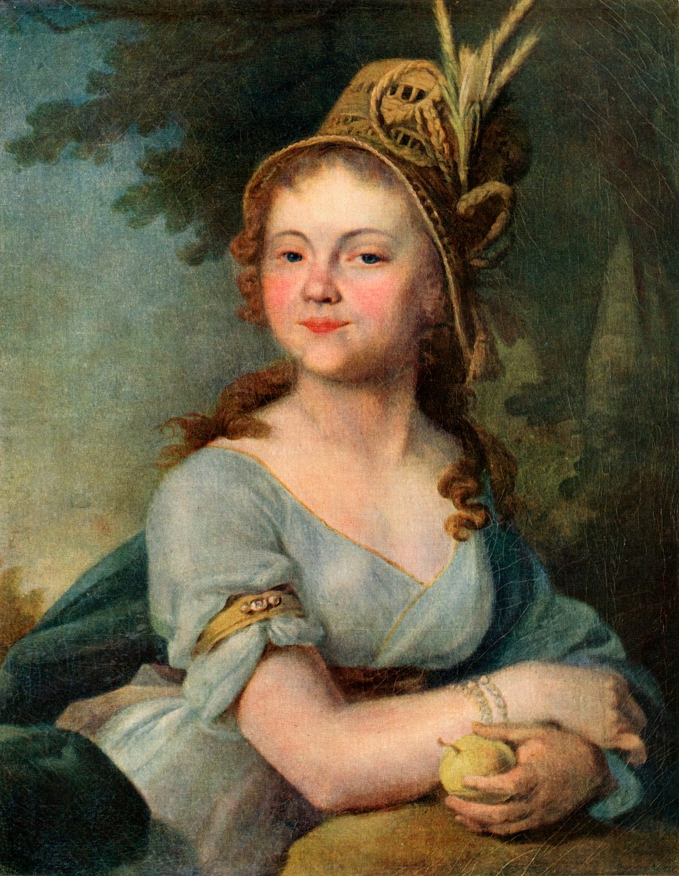 "Portrét V.I. Arsenyeva", polovina 90. let 18. století, 1939. od Vladimir Borovikovsky