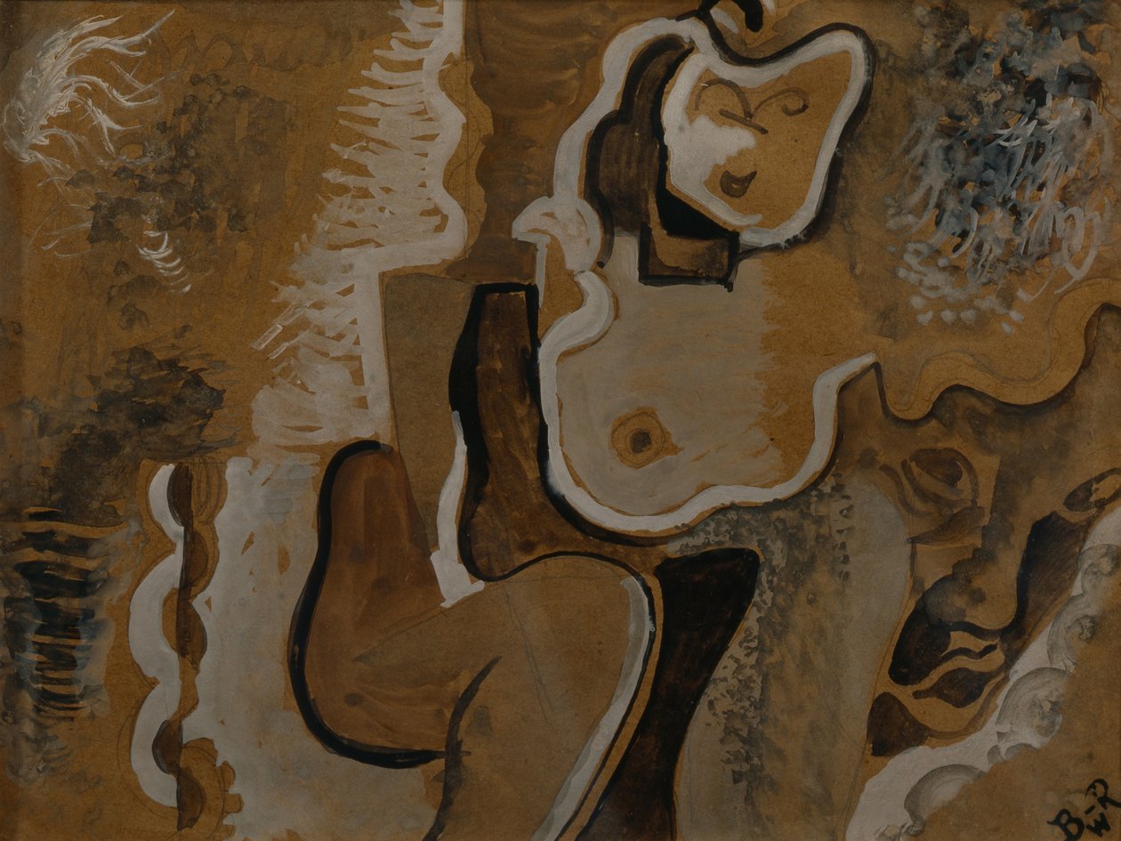 Abstraktní kompozice, c. 1913 od Daniel Vladimir Baranoff Rossine