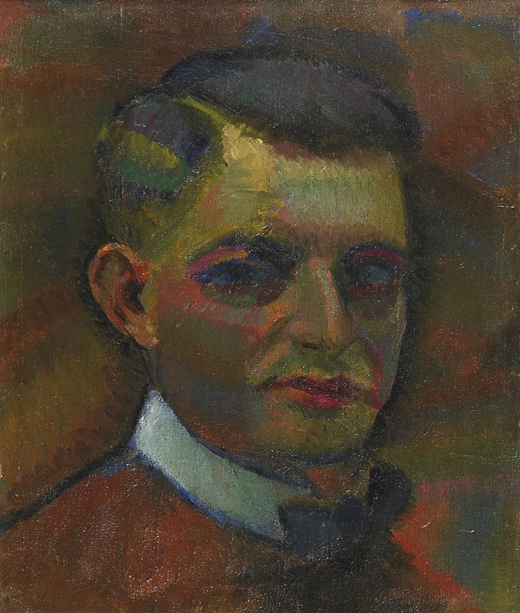 Autoportrét od Daniel Vladimir Baranoff Rossine