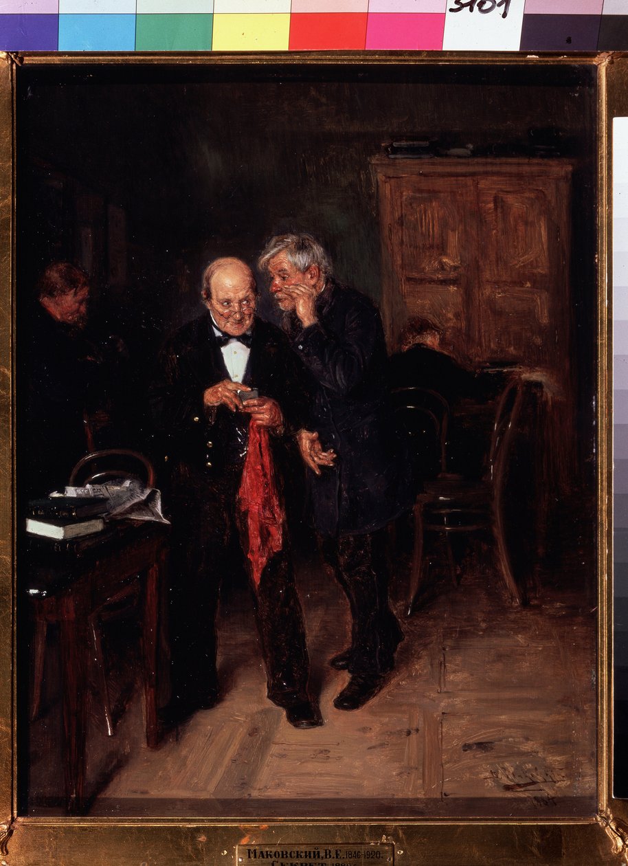 Důvěra. Peinture de Vladimir Jegorovič Makovski (Makovskij, Makovskij) (1846-1920), huile sur toile od Vladimir Egorovic Makovsky