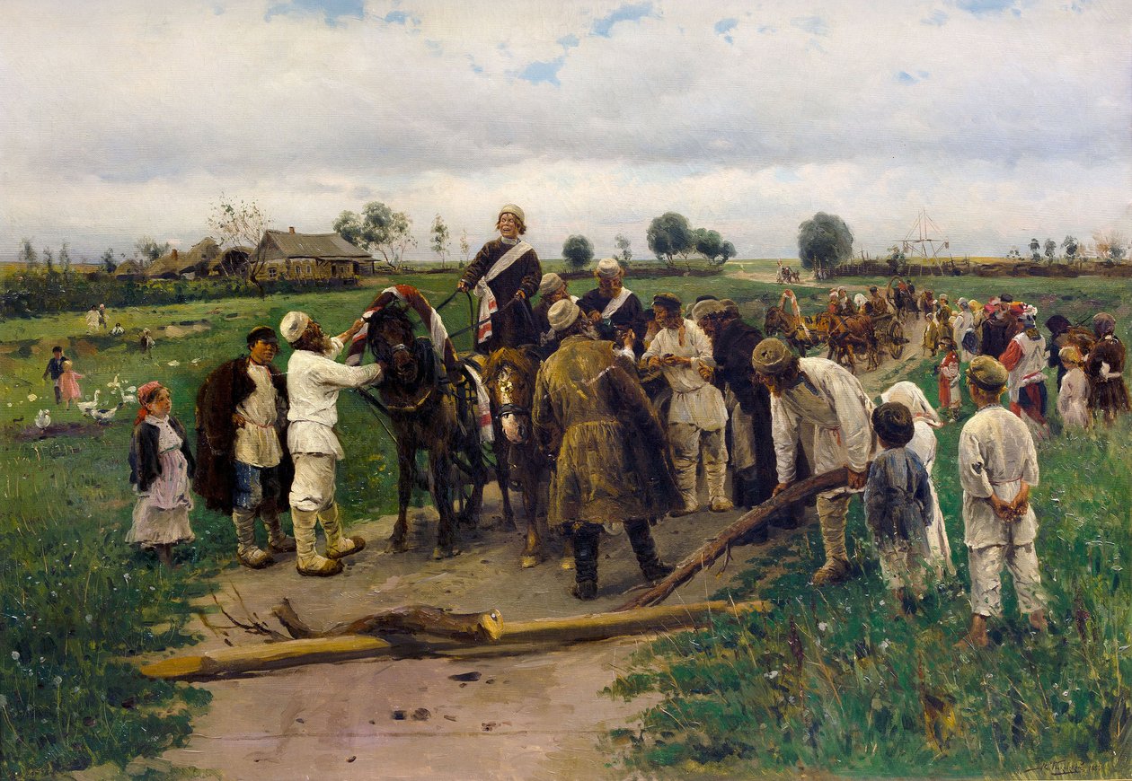 Závěsný od Vladimir Egorovic Makovsky