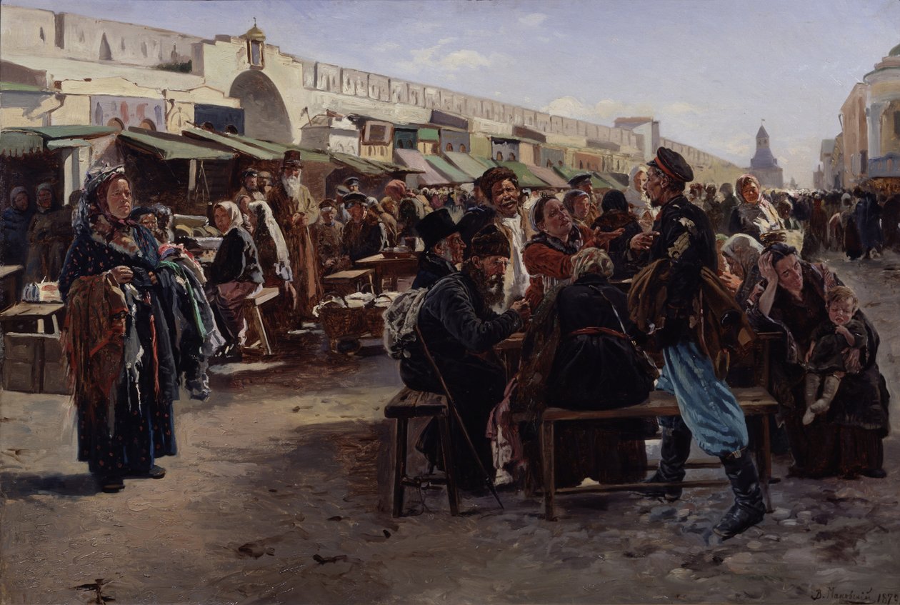 Polední od Vladimir Egorovic Makovsky