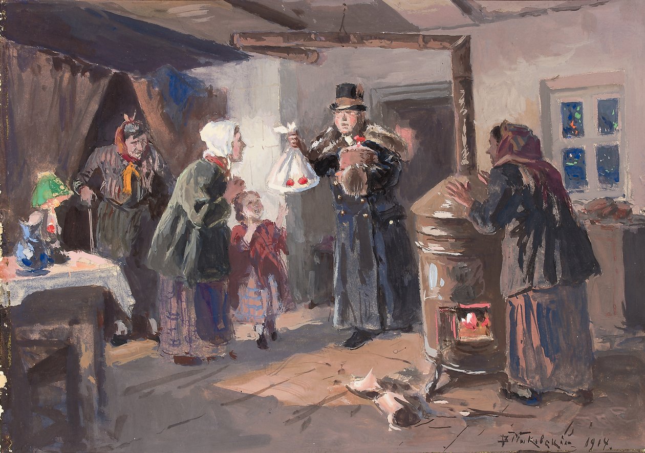 Dobrodinec, 1914 od Vladimir Egorovic Makovsky
