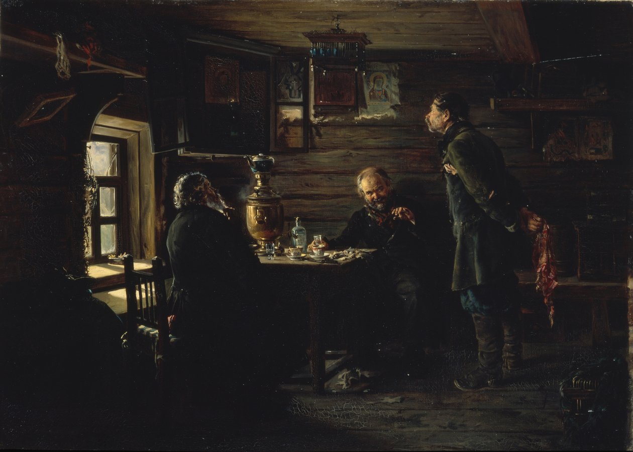 Milenci slavíka, 1872-1873 od Vladimir Egorovic Makovsky