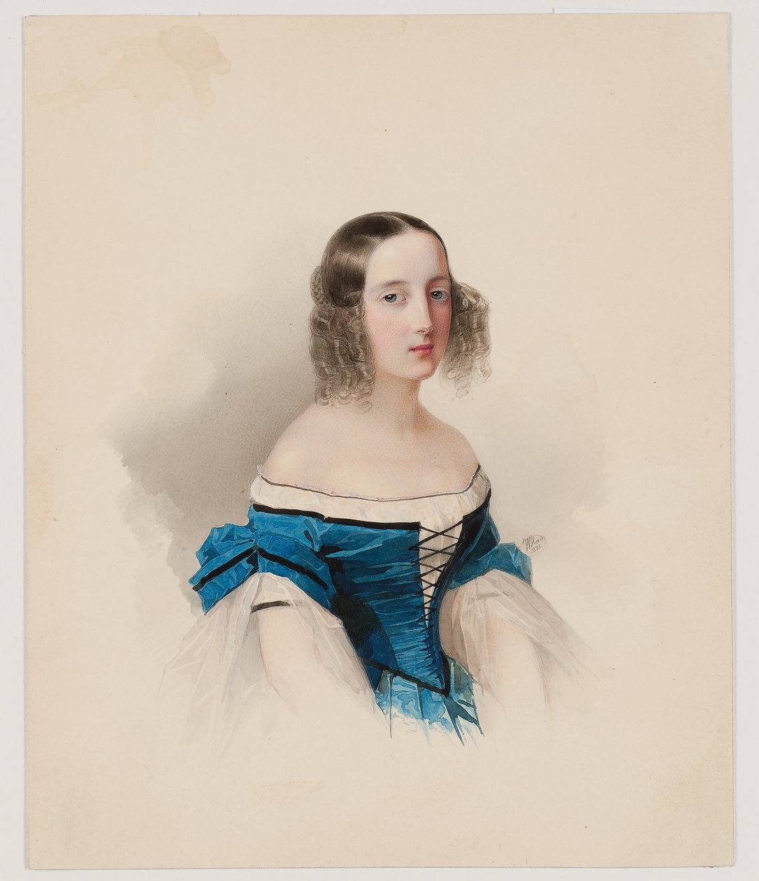 Portrét velkovévodkyně Marie Nikolajevny, 1838 od Vladimir Ivanovich Hau