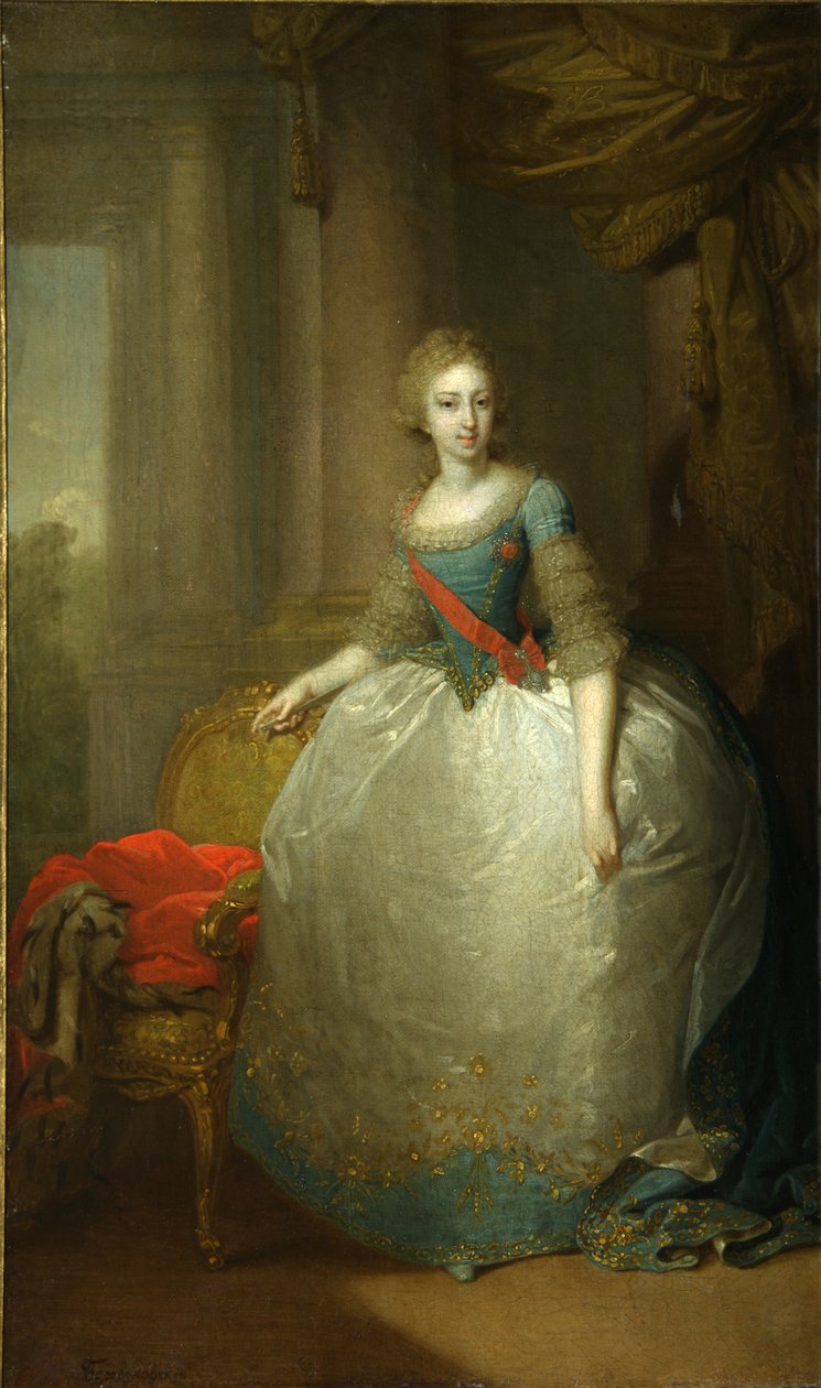 Velkokněžna Elena Pavlovna Ruska 1784-1803, 1797 od Vladimir Lukich Borovikovsky